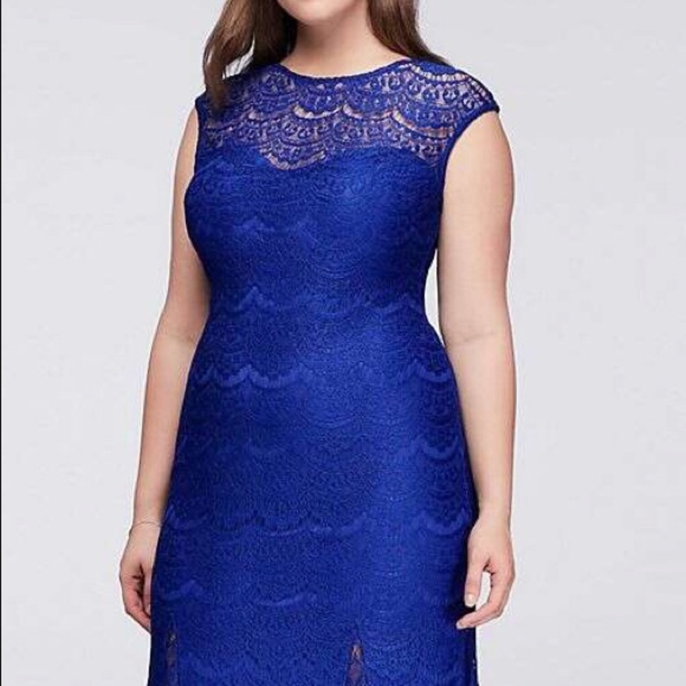 Davids Bridal Mermaid Style Prom Dress size 8